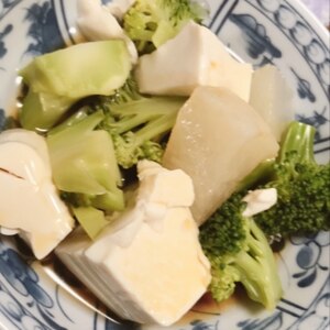 白菜と大根の湯豆腐